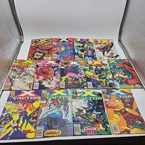 X Factor Lot Of 13 Marvel Comic Book‎ Xmen Beast Cyclops